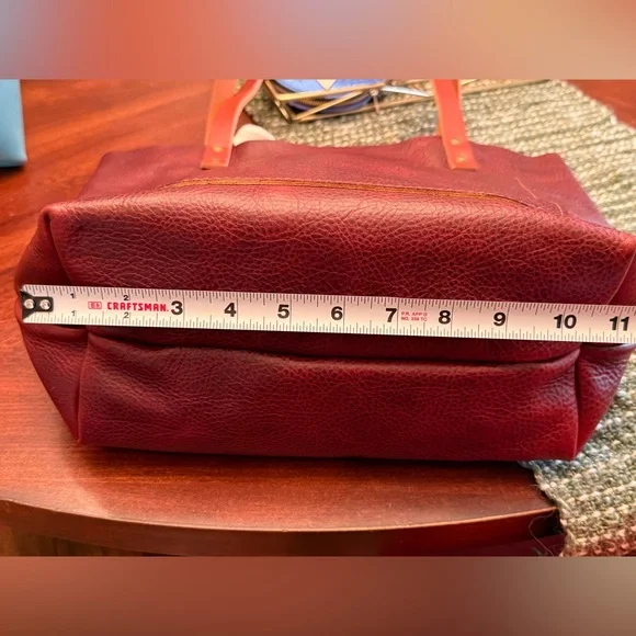 Medium Cinnamon Bear Classic Tote Bag Portland Leather Goods - Picture 11 of 11